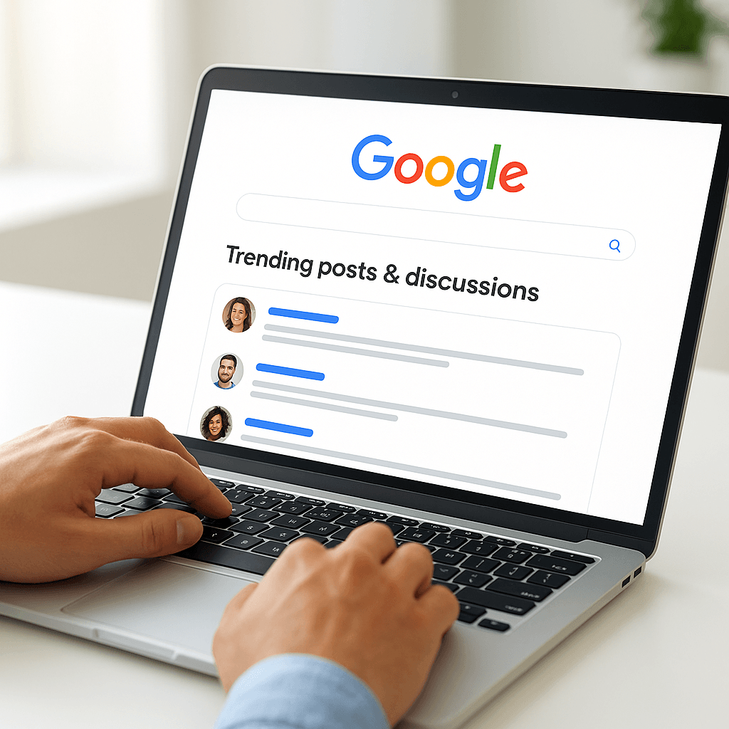 Google Adds Trending Posts and Discussions to Search
