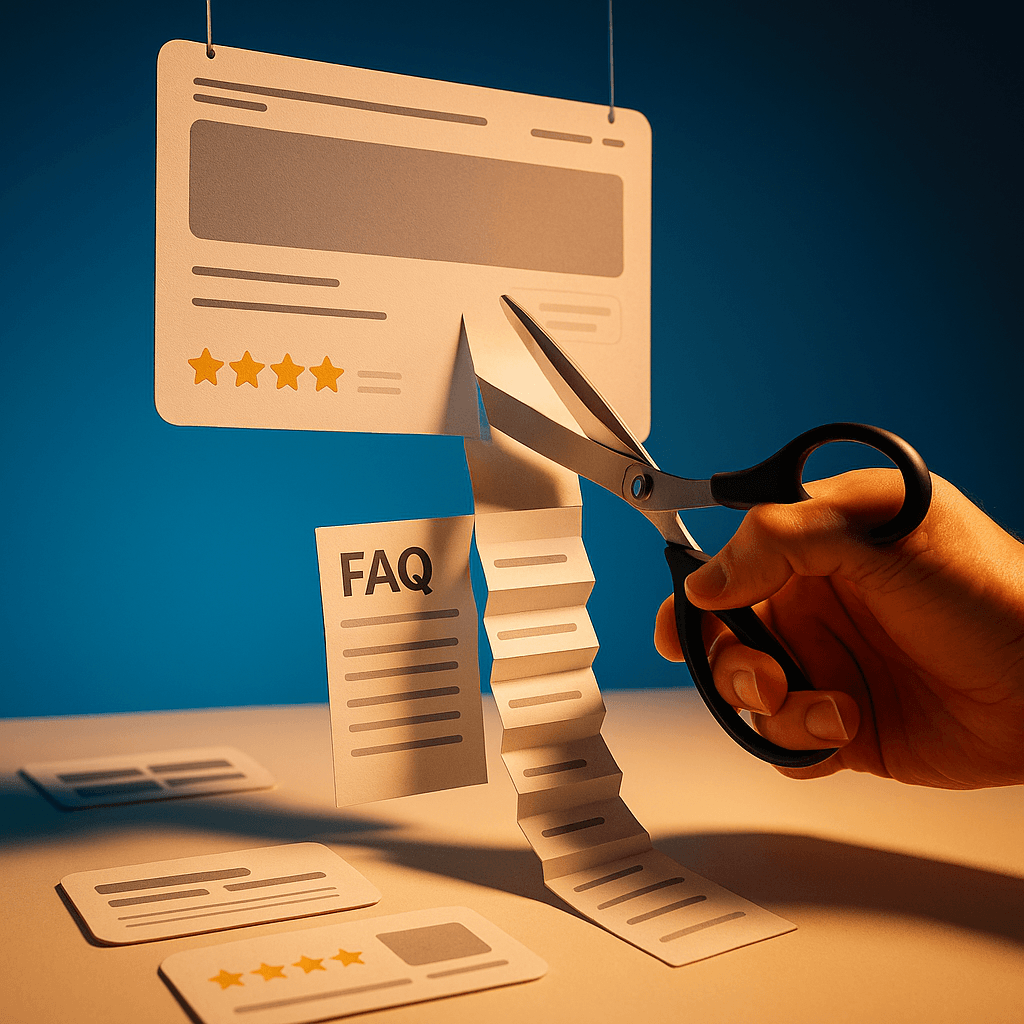 Google Removes FAQ Rich Results Impact on Rankings